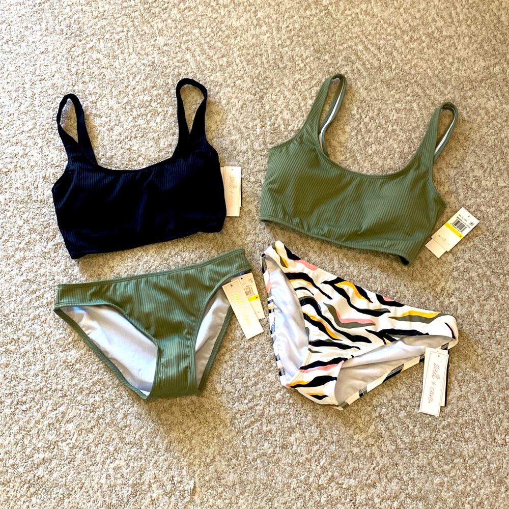 Swimsuit bikini bundle set of 4 mix and match Salt + Cove Macys M